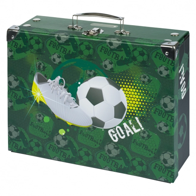 Opvouwbare schoolkoffer met voetbalmotief BAAGL