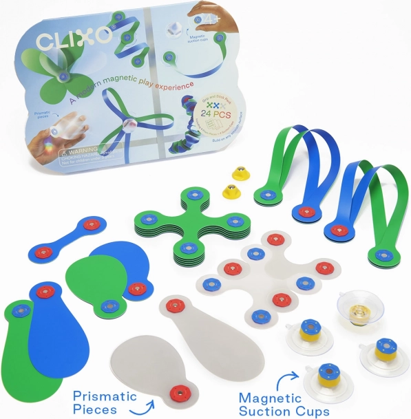 Clixo Grip en Stick, set met prismatische elementen