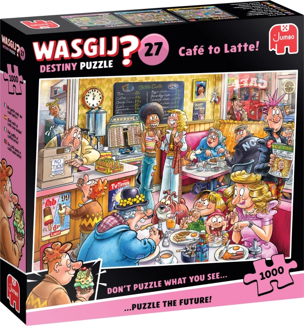 Puzzel Wasgij Destiny 27: Café Latte 1000 stukjes