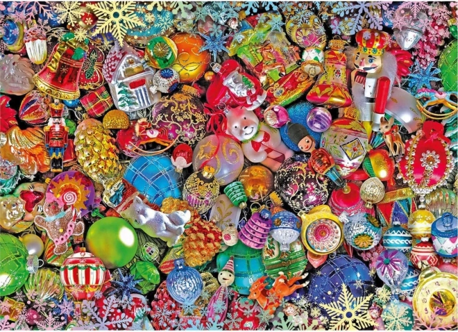 CLEMENTONI Puzzle Impossible: sprankelende Kerst, 1000 stukjes