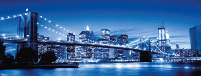 Panoramische puzzel Stralend New York 1000 stukjes