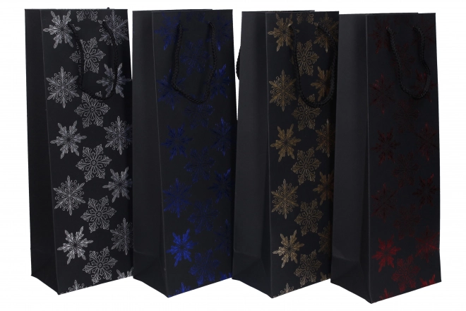 Cadeautasje voor fles M 12,7x36x8,3cm Kerstmis