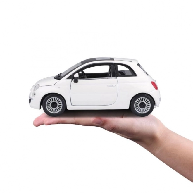 Bburago 1:24 Fiat 500 (2007) Wit