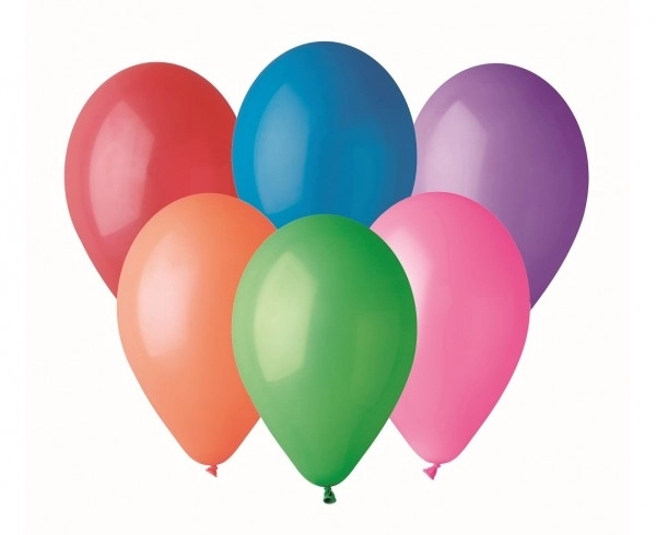 Balonek/Ballon Opblaasbaar 13" 33cm 50st in zakje carnaval