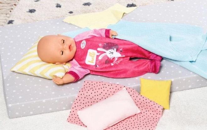 BABY born Fluwelen roze onesie, 43 cm