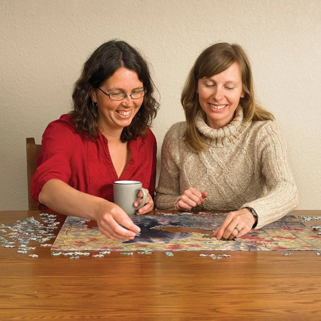 Creatief en onconventioneel puzzelstukjesontwerp