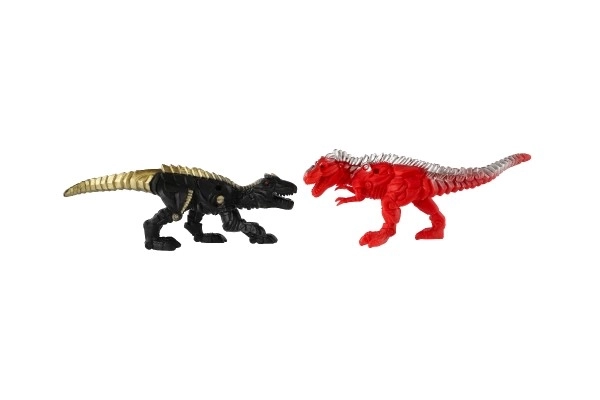 Dinosaurus/Drak 8 stuks plastic 14-17cm in zak 22x35x7cm