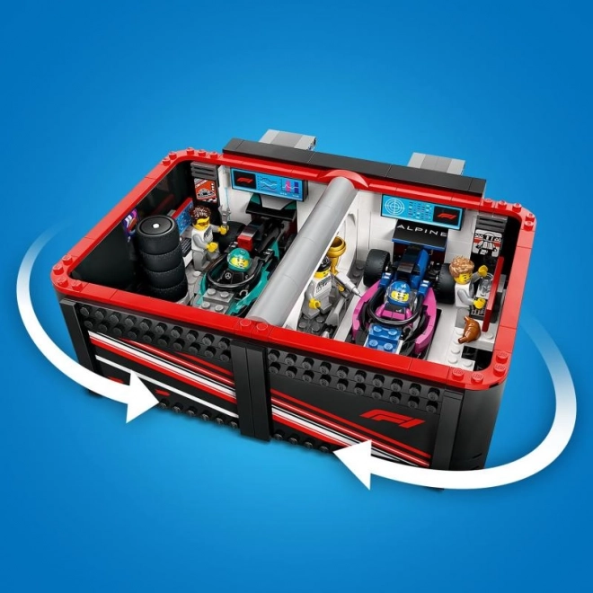 LEGO® City 60444 F1® Garage en auto's Mercedes-AMG en Alpine