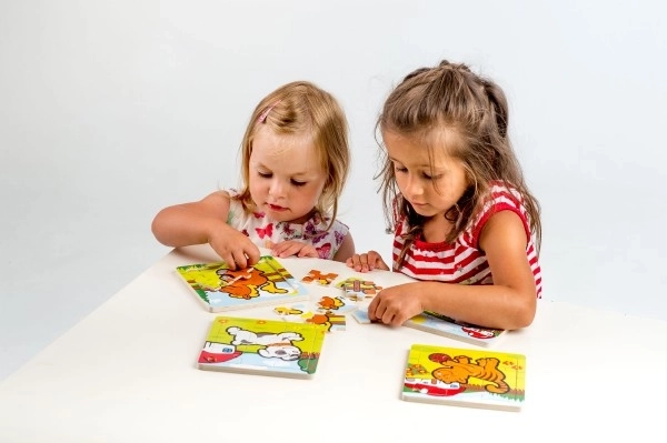 Mini puzzel Mijn eerste dieren - 9 stukjes