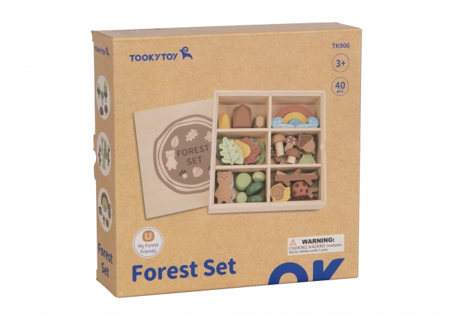 Bosset met houten blokken Tooky Toy