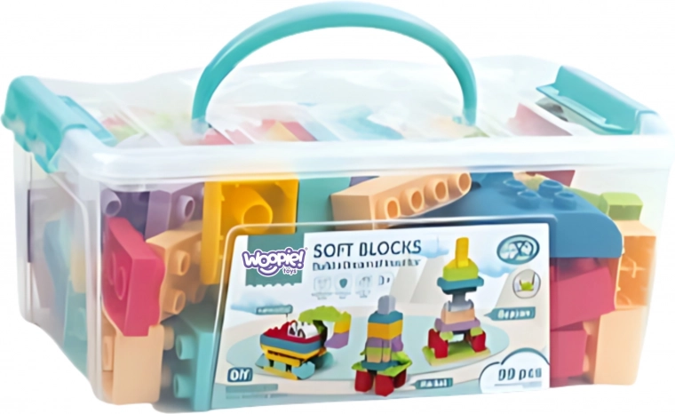 Praktische box met deksel en handgreep