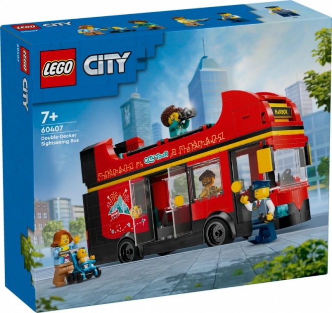 LEGO City 60407 Rode Dubbeldekker Sightseeing Bus