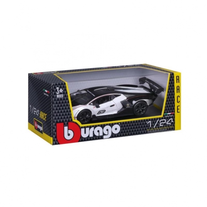 Bburago 1:24 Race Lamborghini Essenza SCV12 – Wit