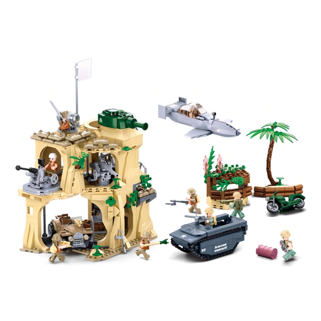 9 beweegbare minifiguren met veel accessoires