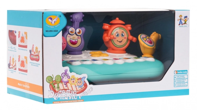 Kinderpiano met instrumentgeluiden