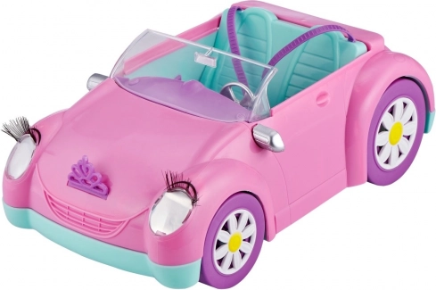 Stijlvolle roze cabriolet