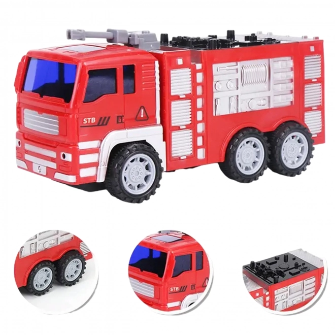 Woopie set brandweerauto's 6-in-1