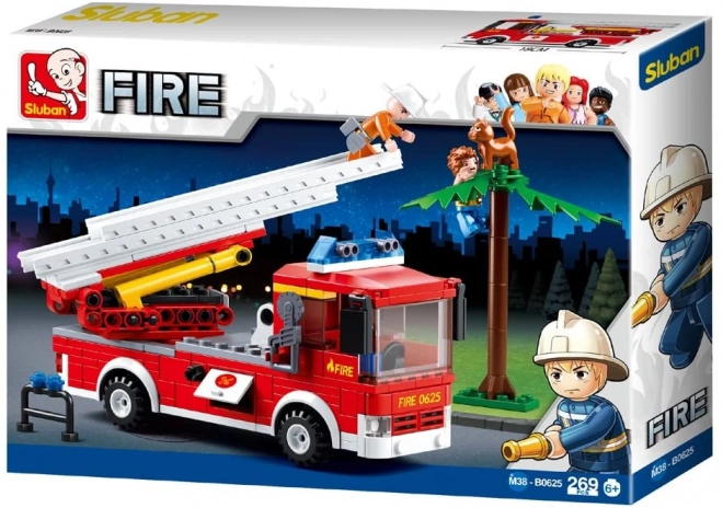Sluban Hasiči M38-B0625 Brandweerwagen met Ladder