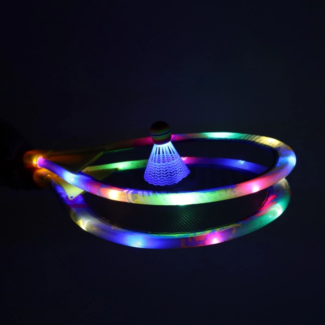 Verlichte badmintonset