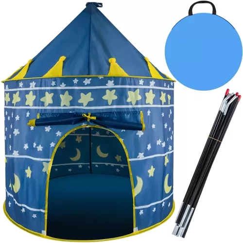 Kindertent blauw 23474