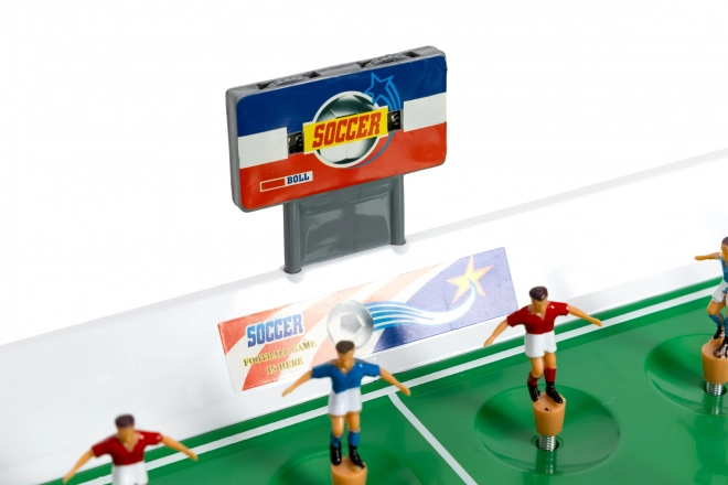 Mini voetbaltafel op veren voor 22 spelers