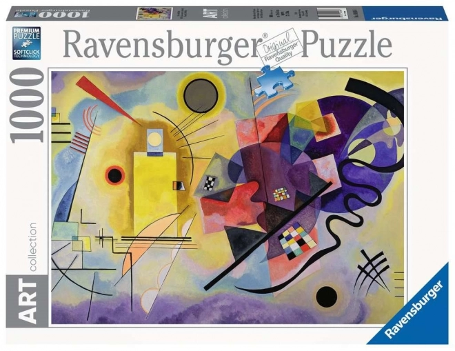 Puzzelkunst Collectie Geel, Rood, Blauw 1000 stukjes van Ravensburger