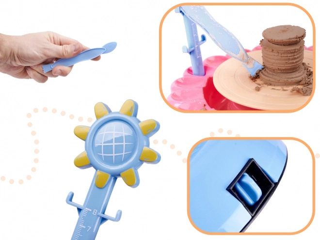 kinderpottenbakkerset met klei en verven