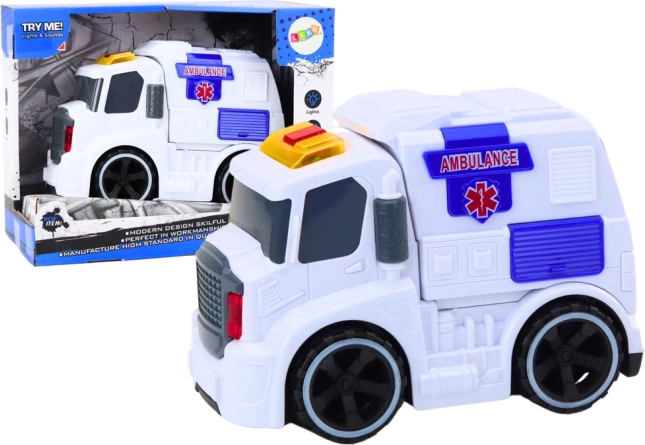 Brandweerambulance met licht en geluid voor kinderen