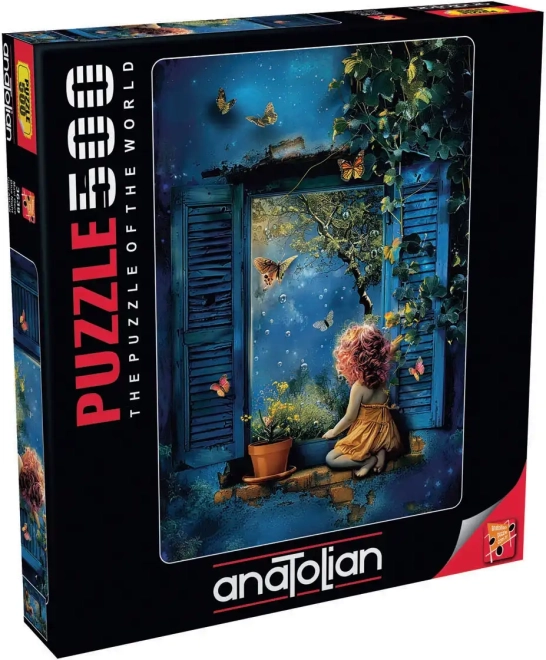 Puzzel Blauwe Nacht 500 stukjes