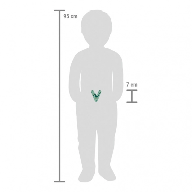 small foot houten letter V