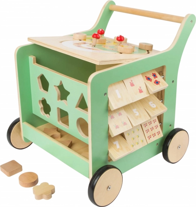 Motorisch loopstoeltje met blok Small Foot