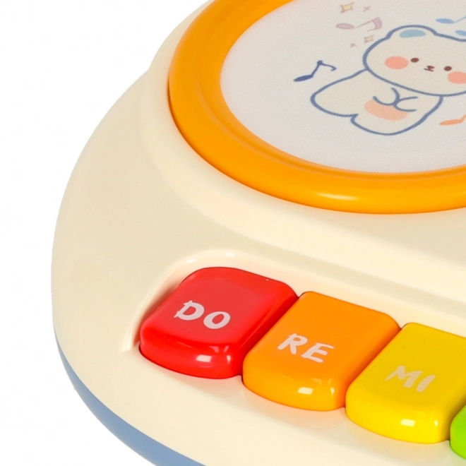 Interactieve kinderkeyboard educatief beige