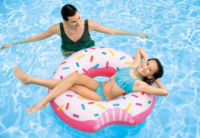 Opblaasbare donut in de vorm van een brood 1,07m x 99cm