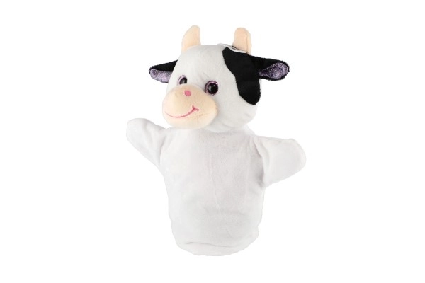 Pluchen handpop dier 24 cm