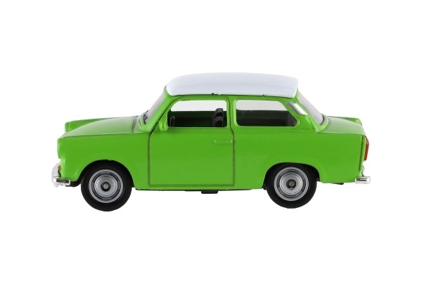 Auto Welly Trabant 1:60 metaal 7cm vrij rollend in doosje