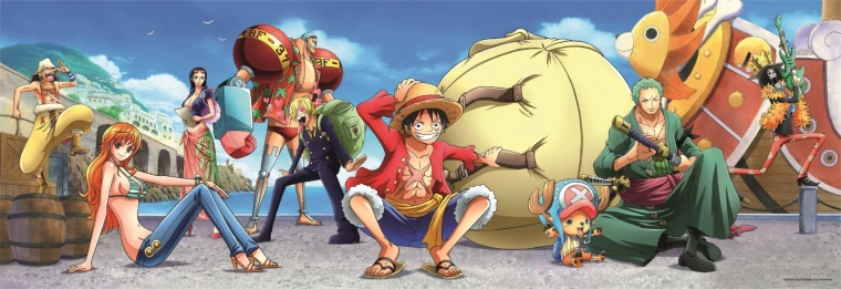 Panoramische puzzel One Piece 1000 stukjes