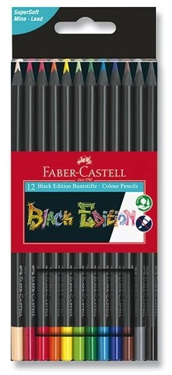 Kleurpotloden Faber-Castell Black Edition 12 stuks