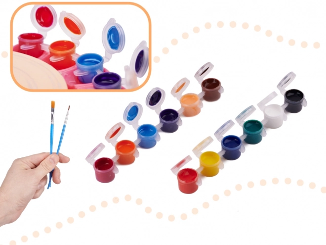 kinderpottenbakkerset met klei en verven