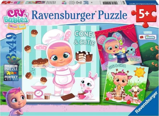 Puzzel RAVENSBURGER Cry Babies Magic Tears 3×49 stukjes