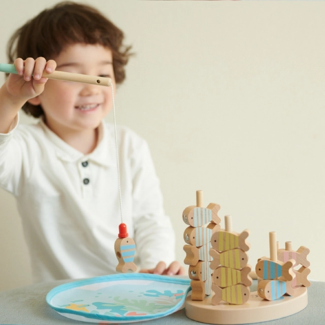 Houten Vouwbare Vissersspel