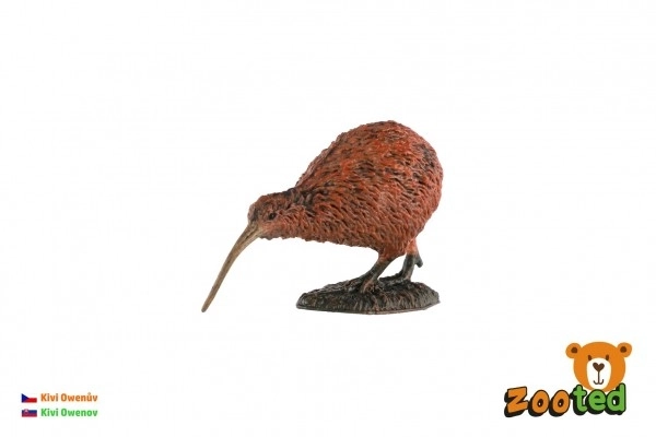 Kiwi Owen's gekleurde plastic 7cm in zakje