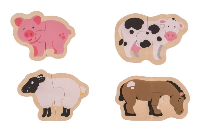 Bigjigs Toys Gemakkelijk puzzel Boerderijdieren