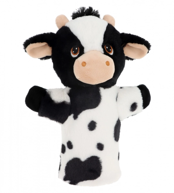 Keeleco Koe - eco pluchen handpop 27 cm