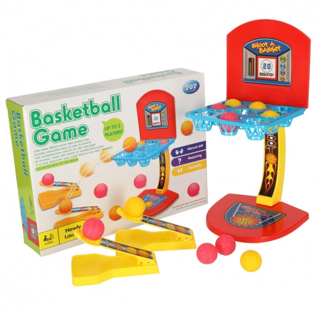 Mini basketbalspel voor 2 spelers