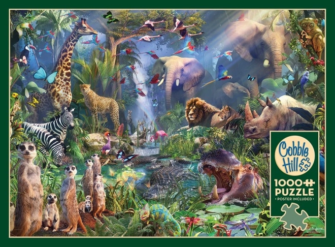 COBBLE HILL Puzzel In de jungle 1000 stukjes