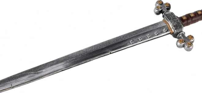 Ridderlijk zwaard van plastic 72 cm