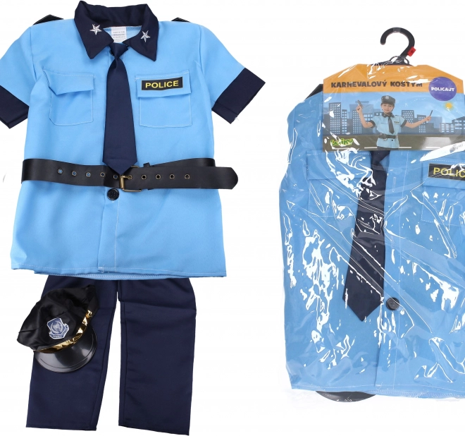Carnavalsset - politieagent 110-120 cm