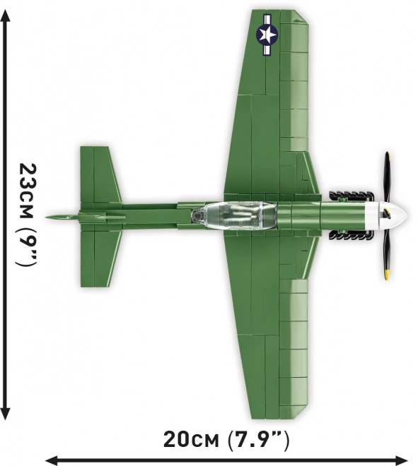 Bouwpakket vliegtuig P-51D Mustang COBI