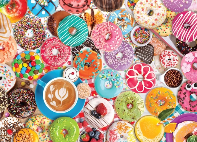 Puzzel Donutfeest 1000 stukjes EUROGRAPHICS