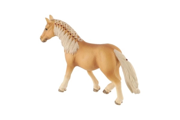 Thuispaard palomino zooted plastic 13cm in zak